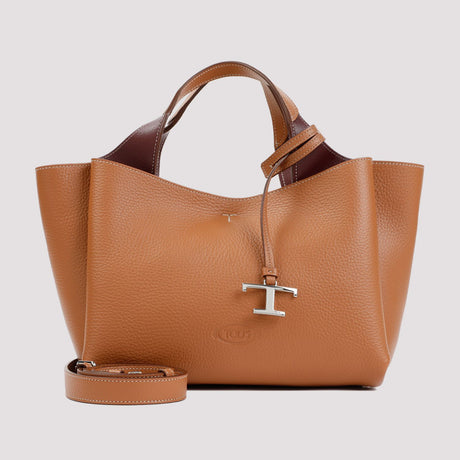 حقيبة توت جلدية بنية للنساء - مجموعة SS24