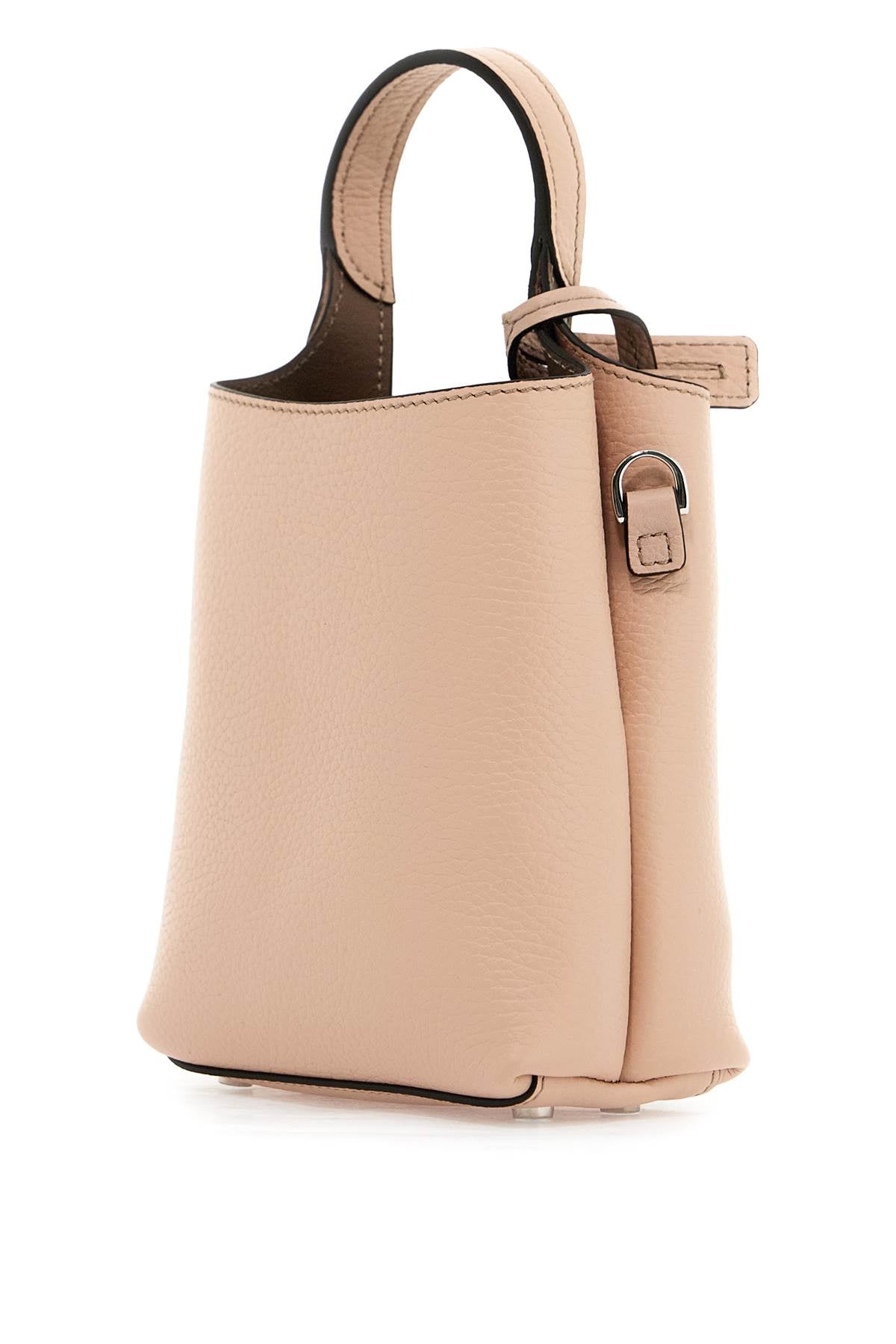 Taupe Brown Leather Tote Handbag - SS24 Collection