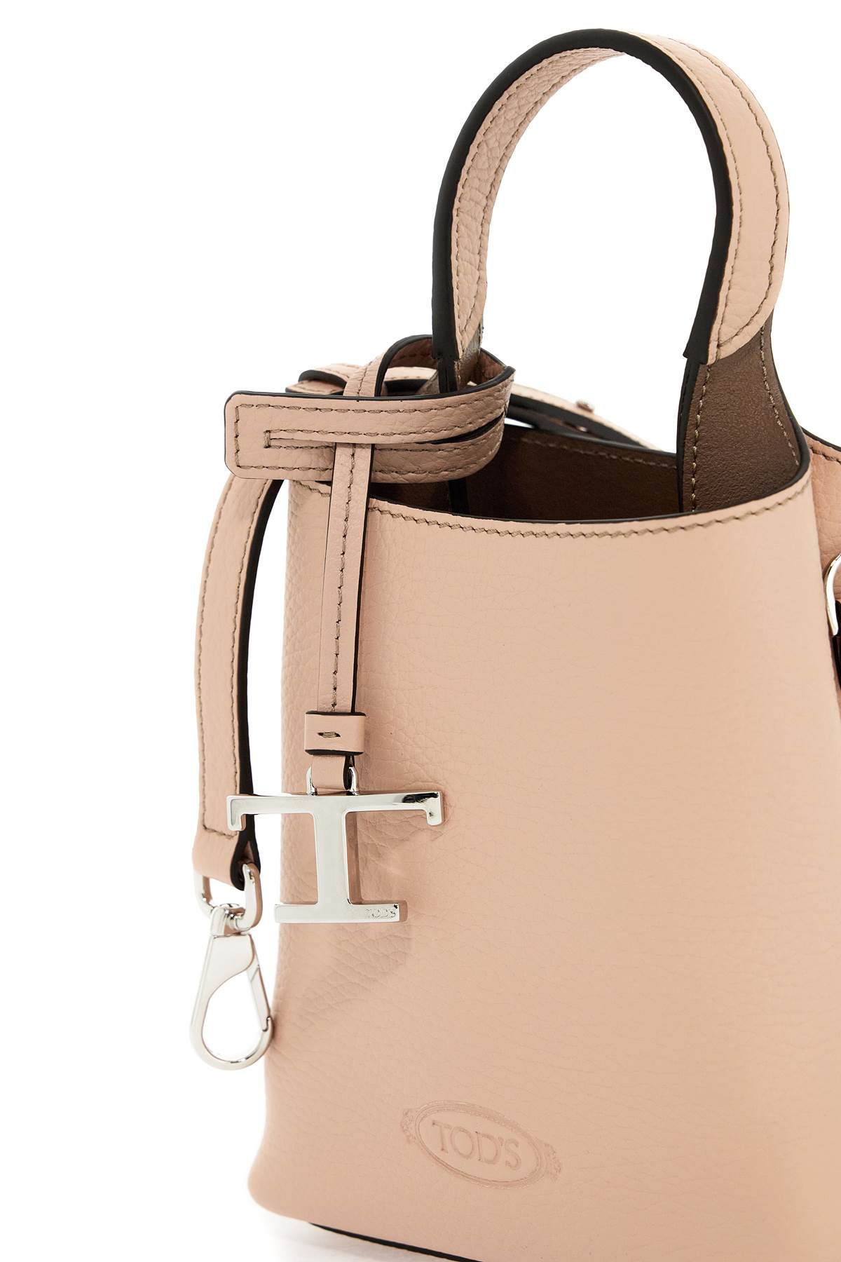 Taupe Brown Leather Tote Handbag - SS24 Collection