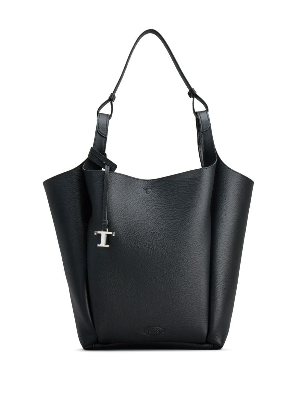 TOD'S LOGODEBOSSED LEATHER Tote Handbag Handbag