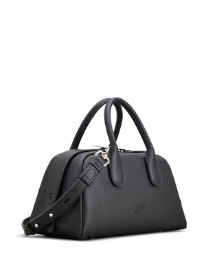 TOD'S Mini Leather Handbag with Dual Handles and Adjustable Strap