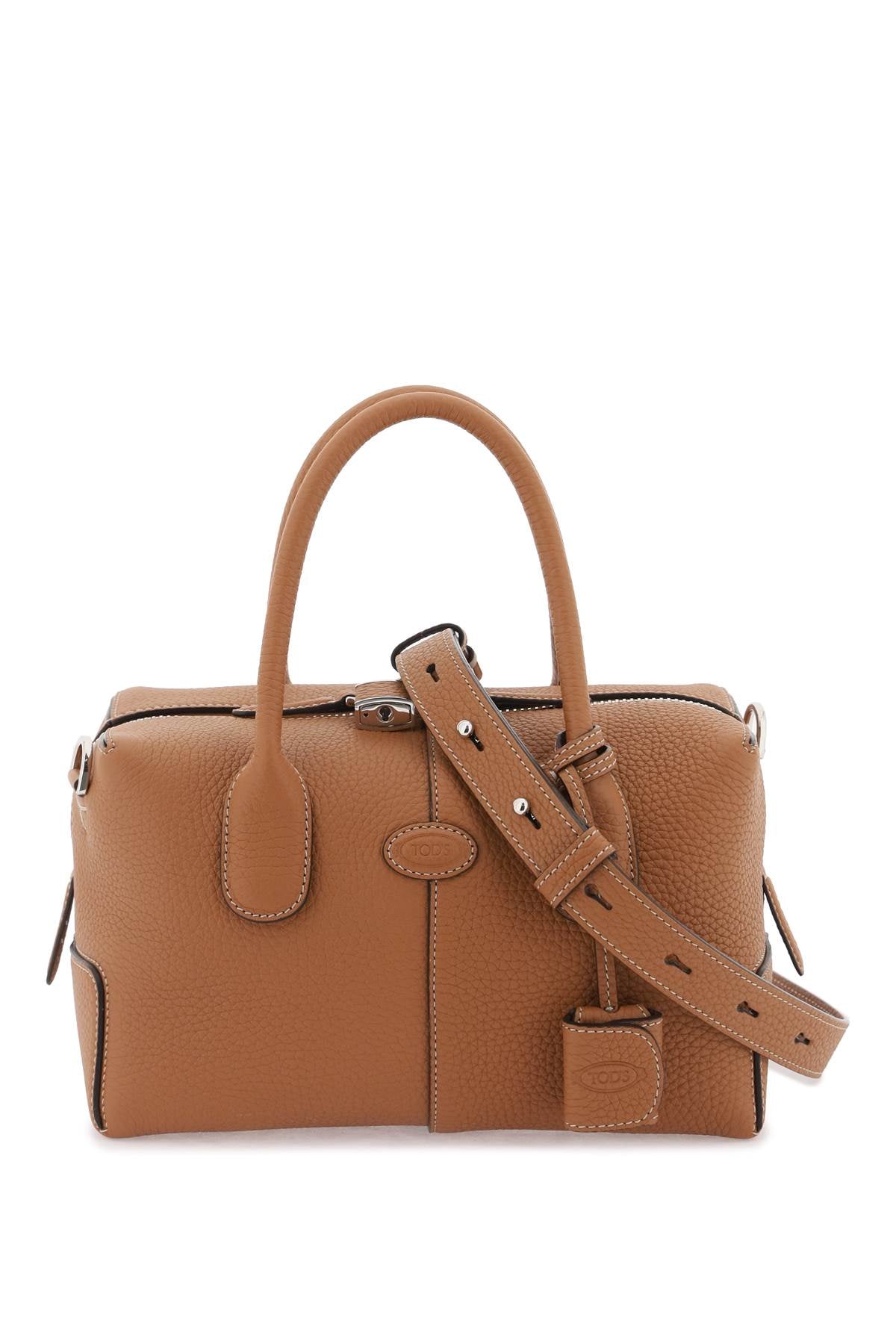 TOD'S Grained Leather Bowling Handbag for Women - Spring/Summer 2024