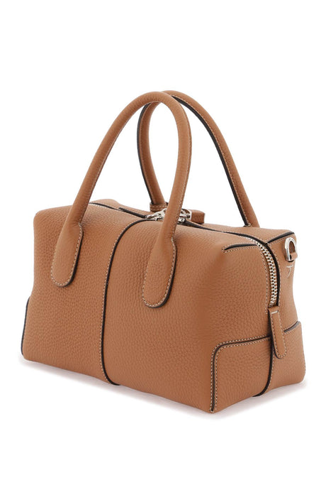 TOD'S Grained Leather Bowling Handbag for Women - Spring/Summer 2024