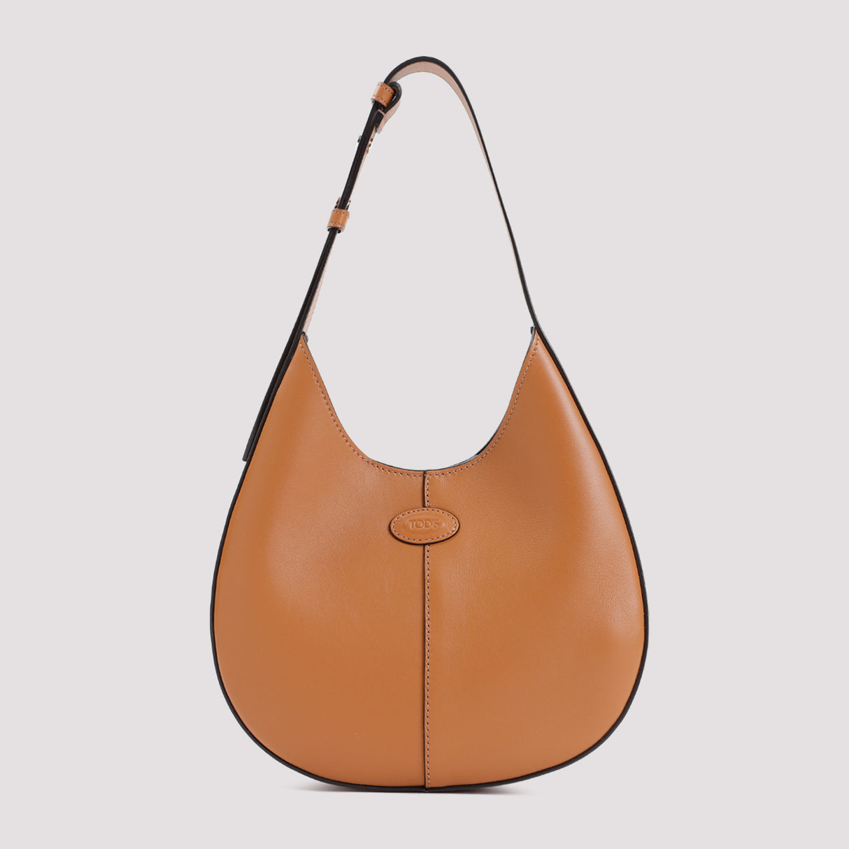 TOD'S Elegant Mini Nappa Leather Hobo Handbag 24x18x7 cm