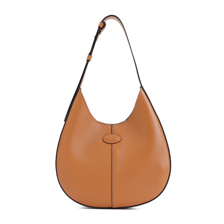 TOD'S Elegant Mini Nappa Leather Hobo Handbag 24x18x7 cm