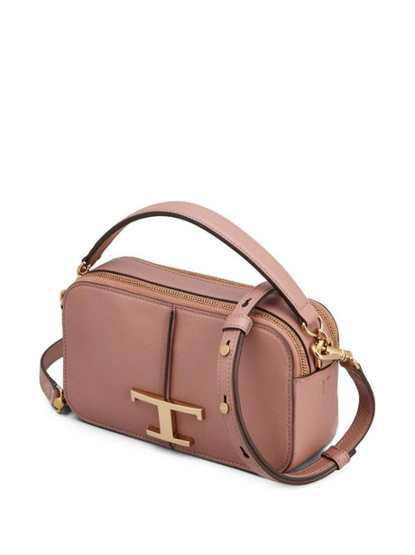 Pink & Purple Mini Leather Crossbody Tote - SS24