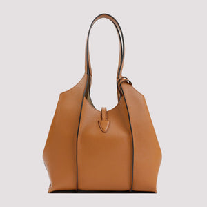 TOD'S Timeless Leather Handbag for Women in Brown - SS24 Collection