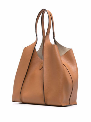 TOD'S T TIMELESS MEDIUM LEATHER Tote Handbag