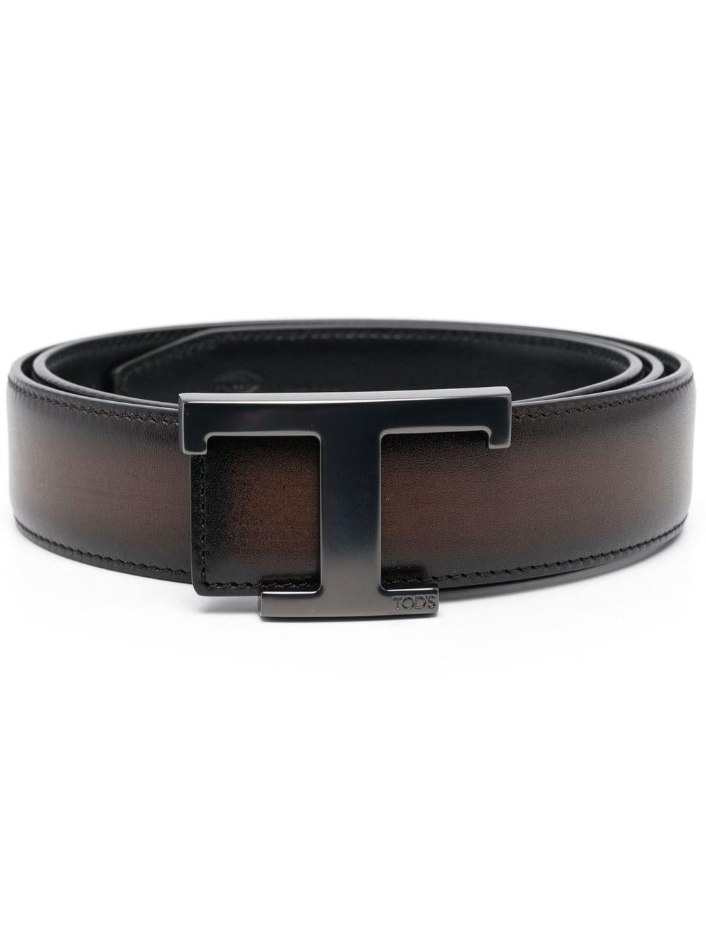 TOD'S Premium Leather Belt for Men - SS24 Collection Versatile around Waistline