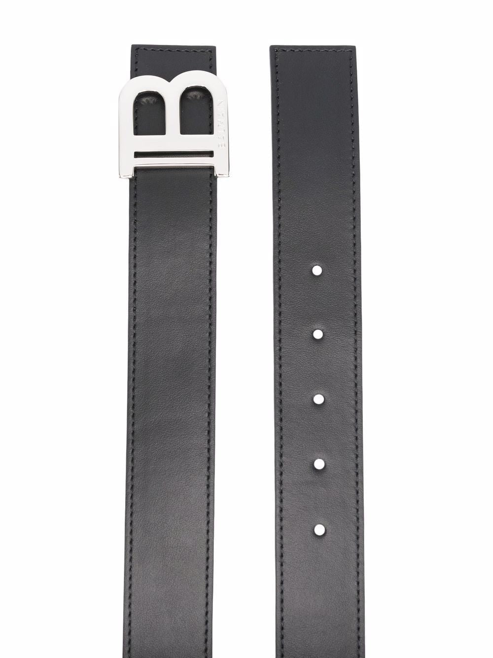 BALMAIN Sleek and Sophisticated Black Belt for Men