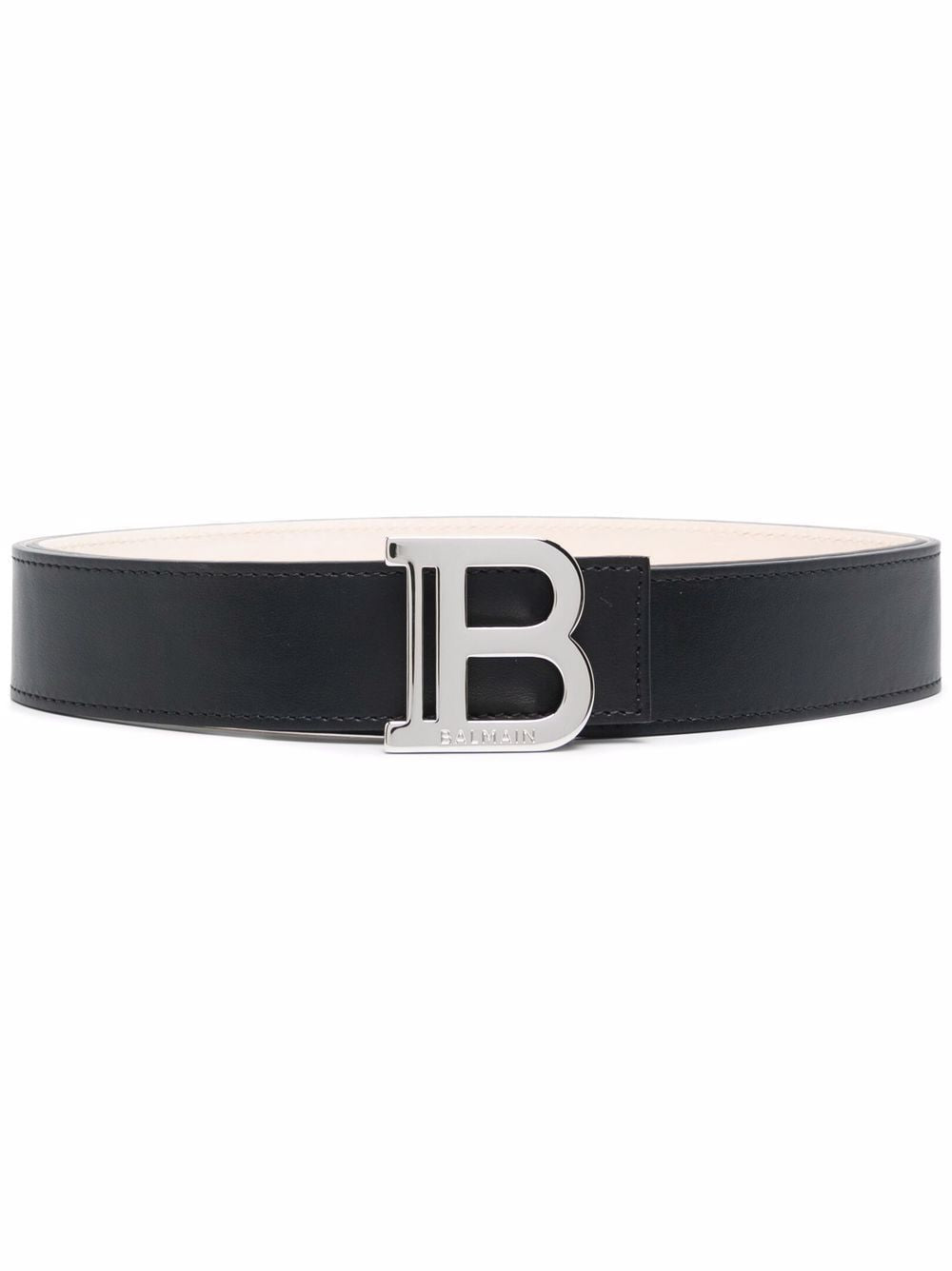 BALMAIN Sleek and Sophisticated Black Belt for Men