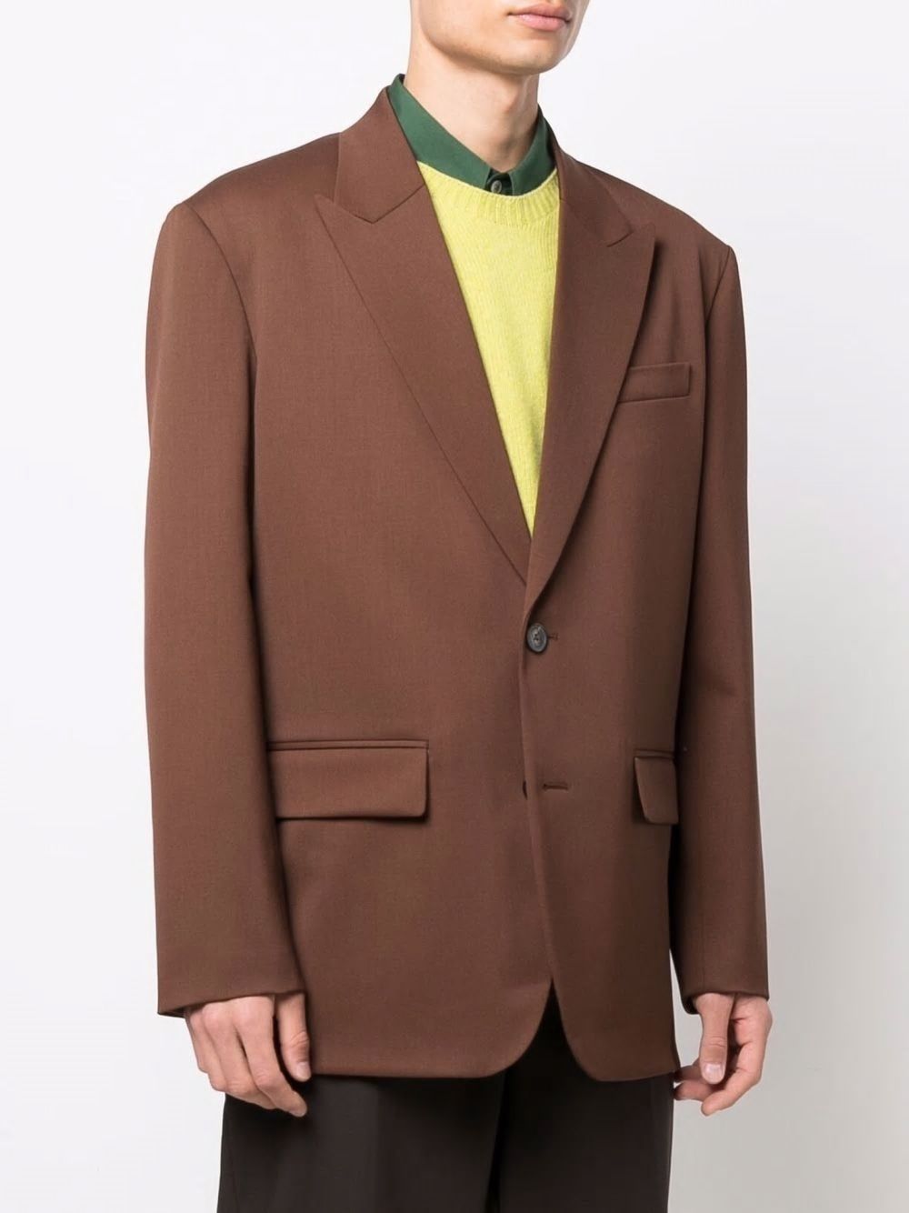 VALENTINO Sophisticated Brown Jacket for Men - SS22 Collection