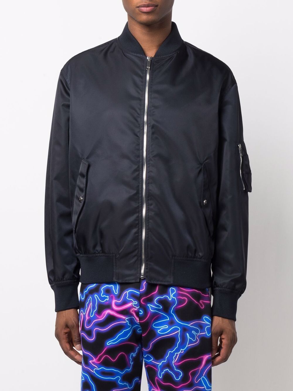 VALENTINO Neon Blue Spring Jacket for Men