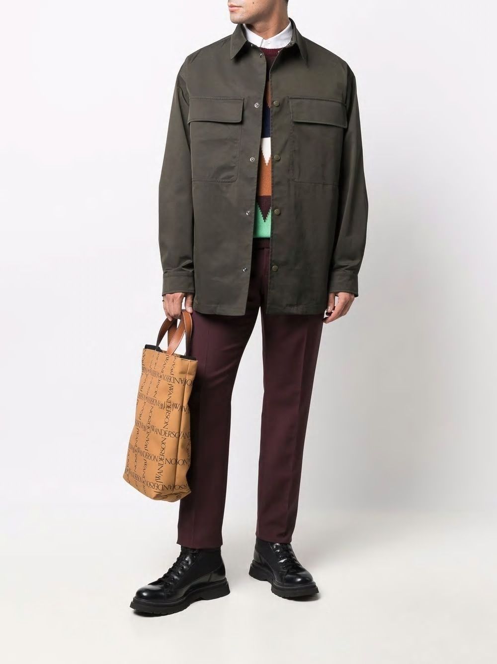 Coat Fashion SS2 Olive Green Men's