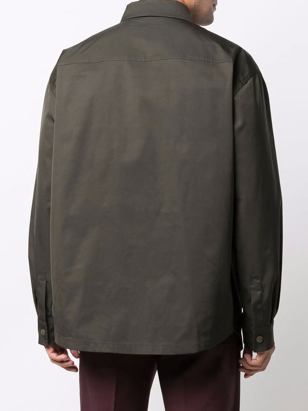 VALENTINO Olive Green SS22 Fashion Coat for Men