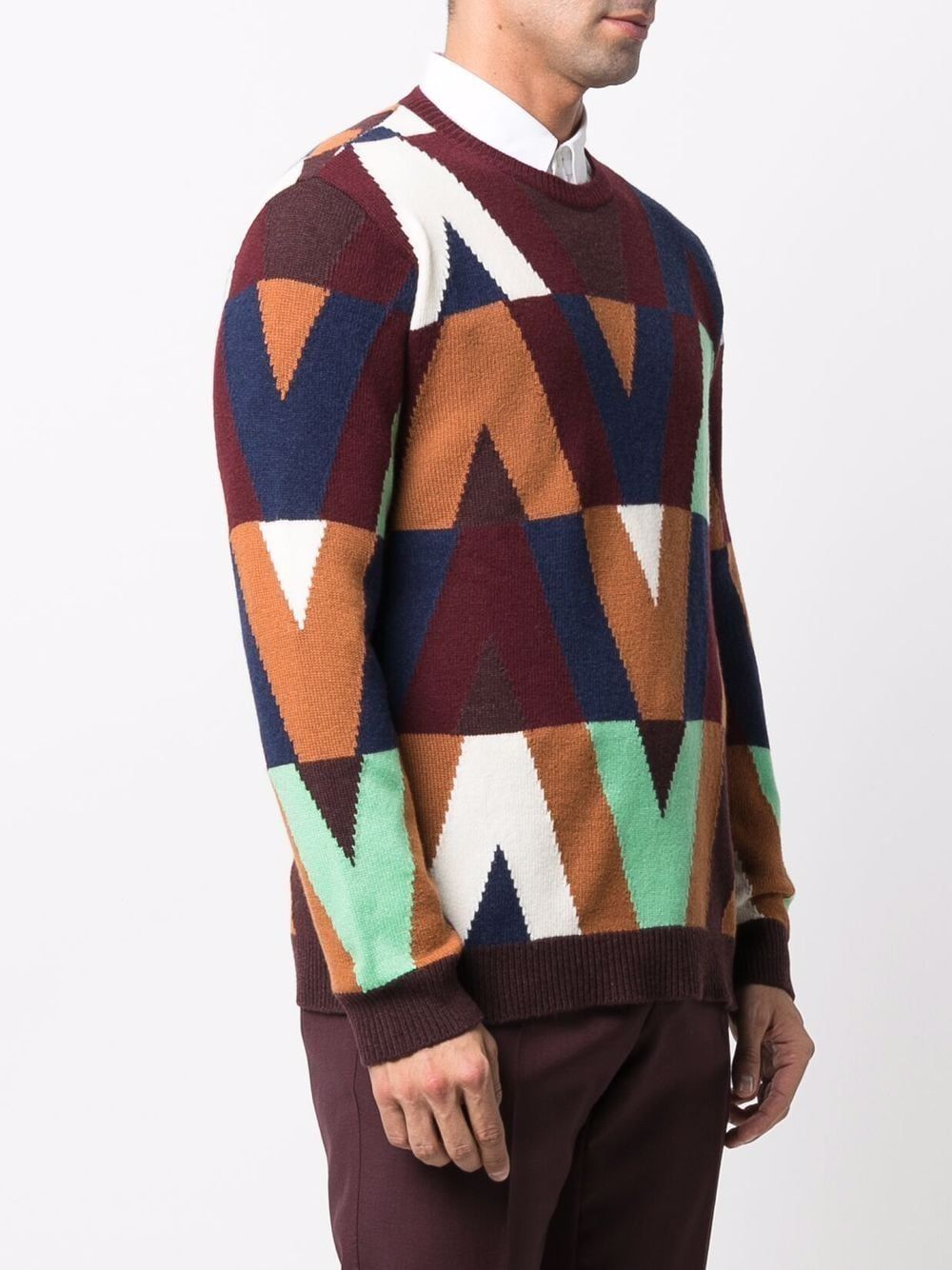 VALENTINO Multicolor Knit Sweater for Men - SS22 Collection