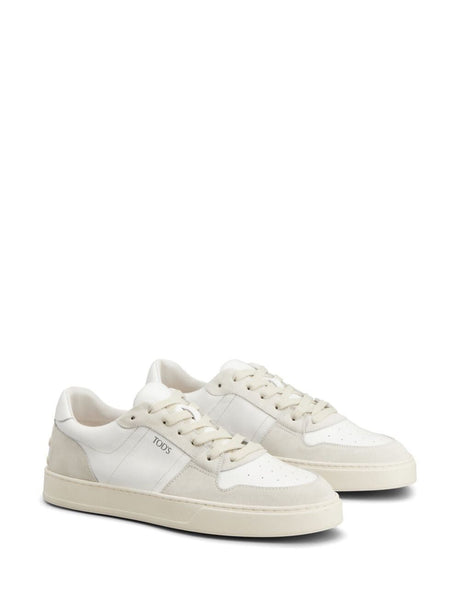 TOD'S Contemporary Panelled Suede Sneakers