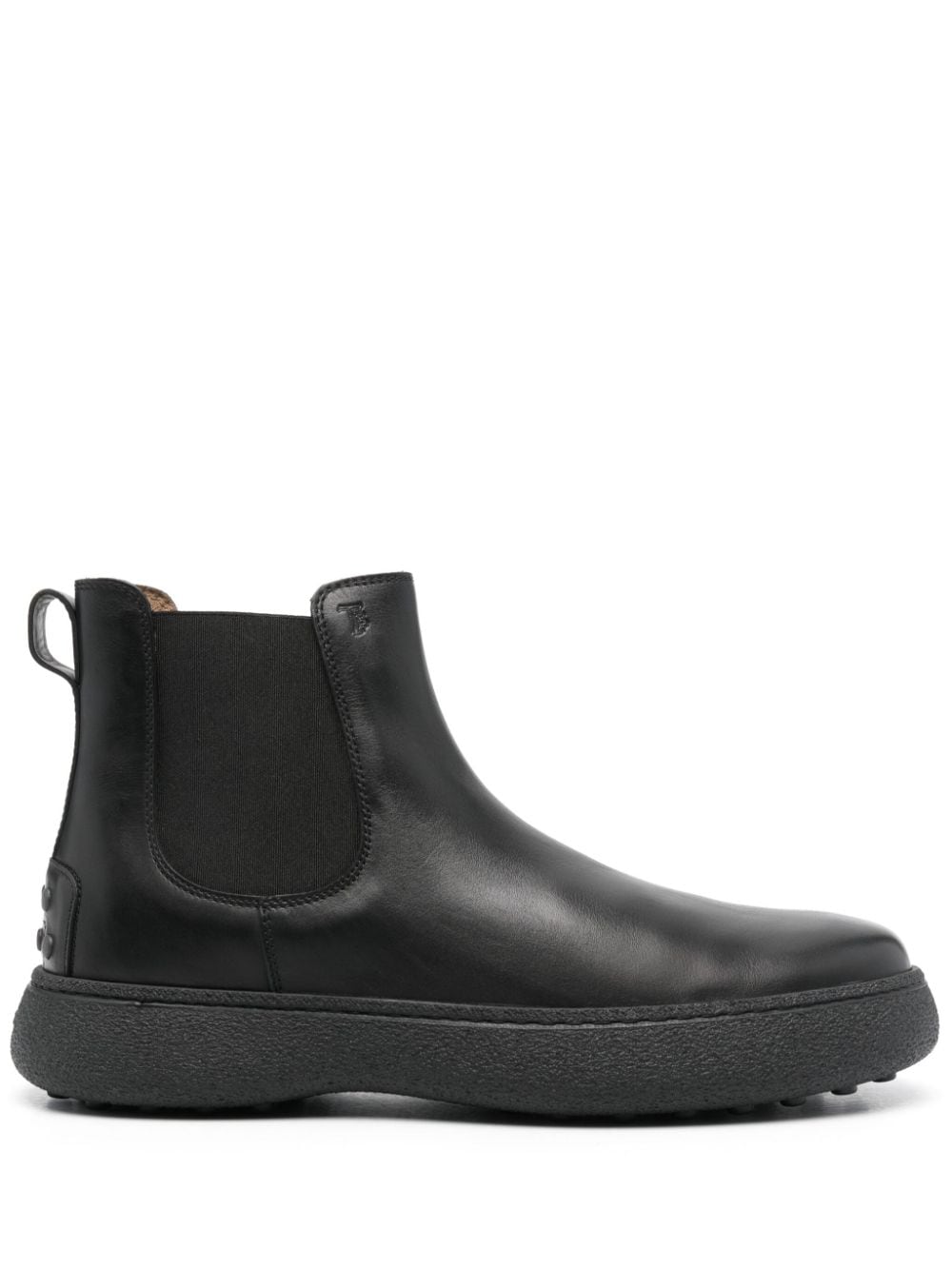 TOD'S Sleek Leather Chelsea Boots