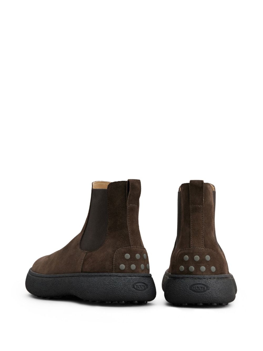 TOD'S Elegant Brown Chelsea Boots