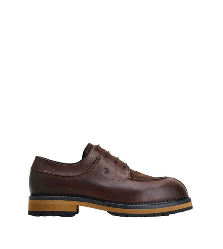 TOD'S Refined Leather Lace Up Shoes for Men