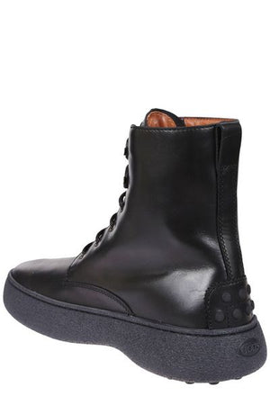 Giày Boots Nam Màu Đen 24SS