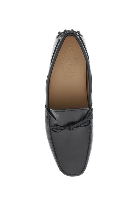 حذاء لوفرز جلد أسود كلاسيكي للرجال | مجموعة SS24