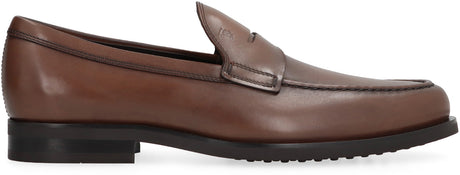 TOD'S Classic Leather Penny Loafers