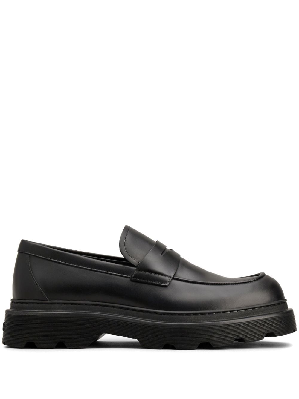 TOD'S Elegant Black Leather Loafers for Men