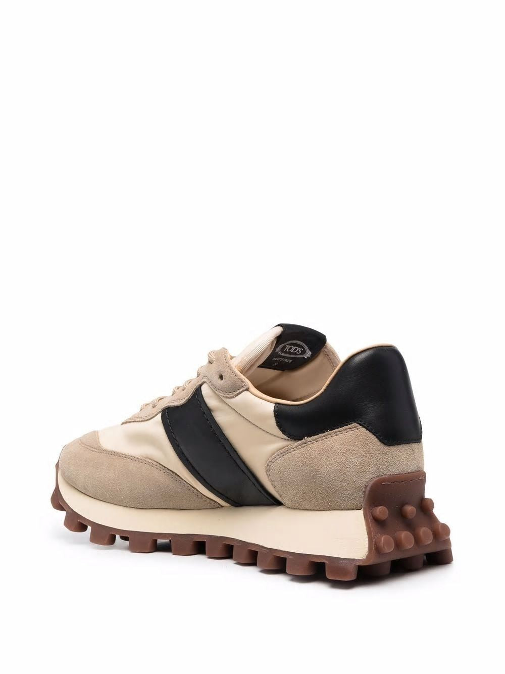 TOD'S Men's Nylon and Suede Leather 1T Sneakers in Mixed Colours