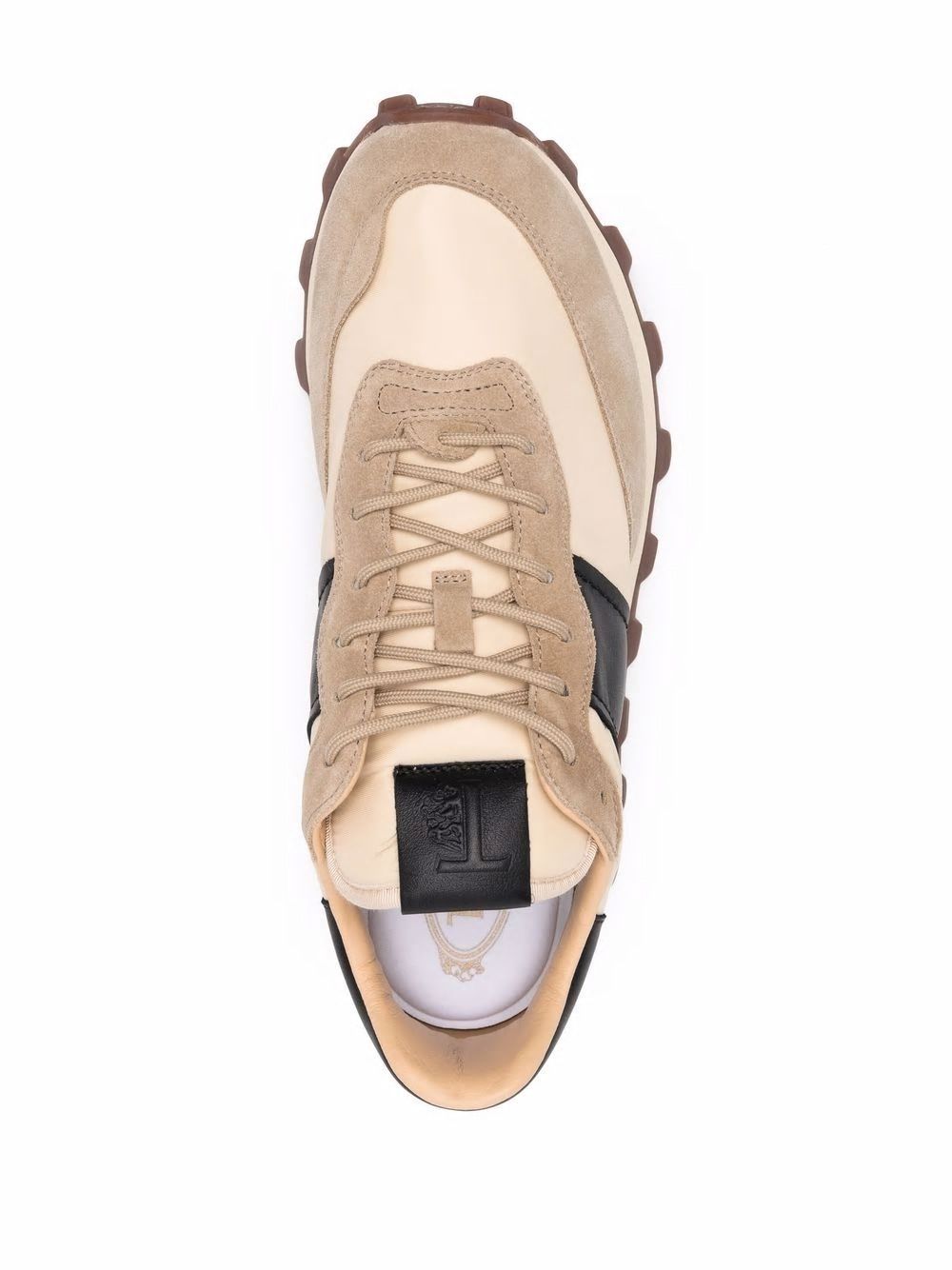 TOD'S Men's Nylon and Suede Leather 1T Sneakers in Mixed Colours