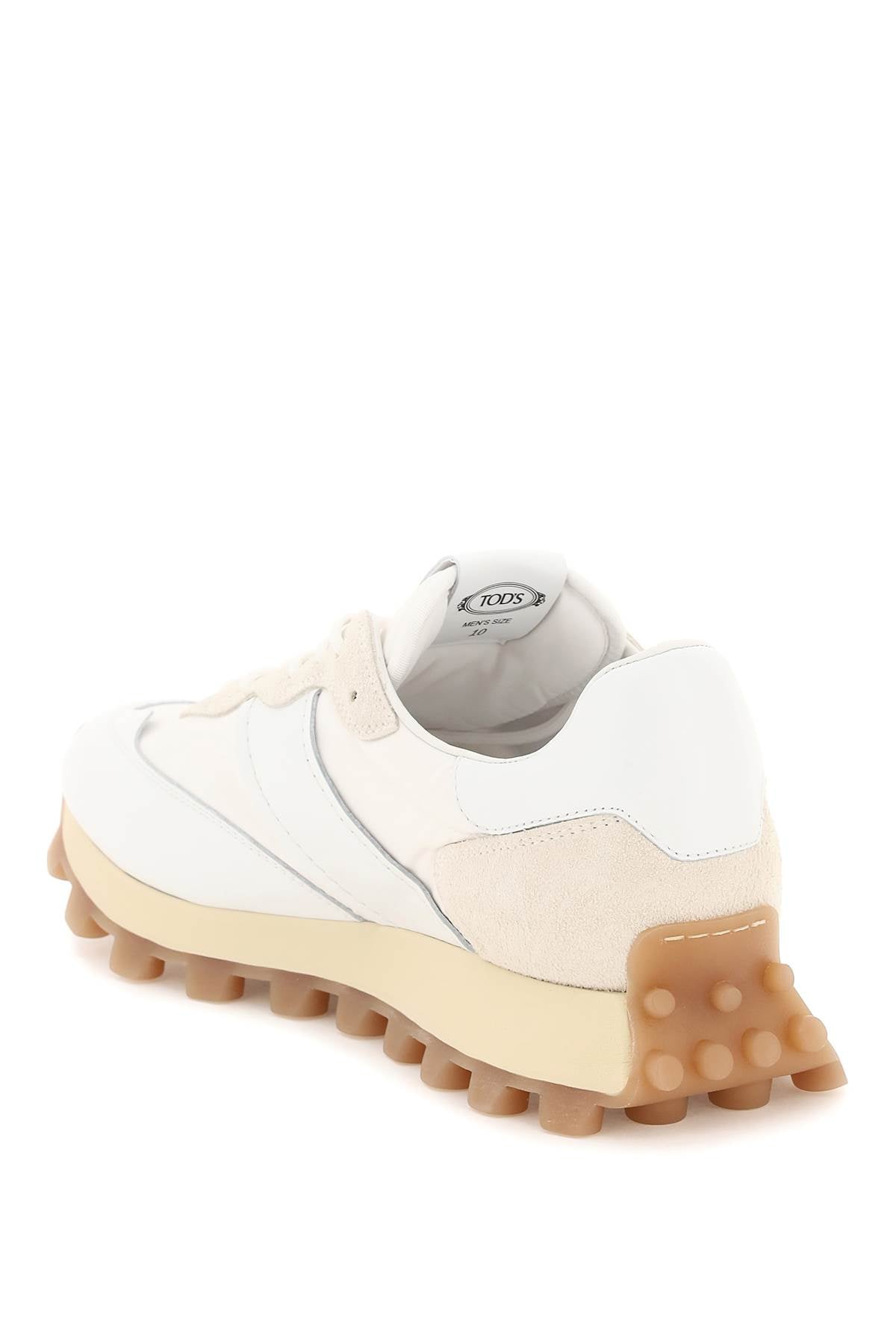 TOD'S Men's White Leather Sneakers for SS23