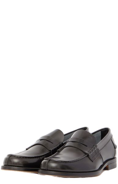 TOD'S Raffia Canvas Penny Loafers for Men