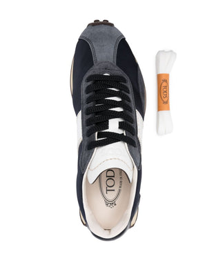 TOD'S Vintage-Inspired Color-Block Sneakers for Men