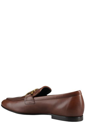 TOD'S Brown Leather Moccasins for Men - FW22 Collection
