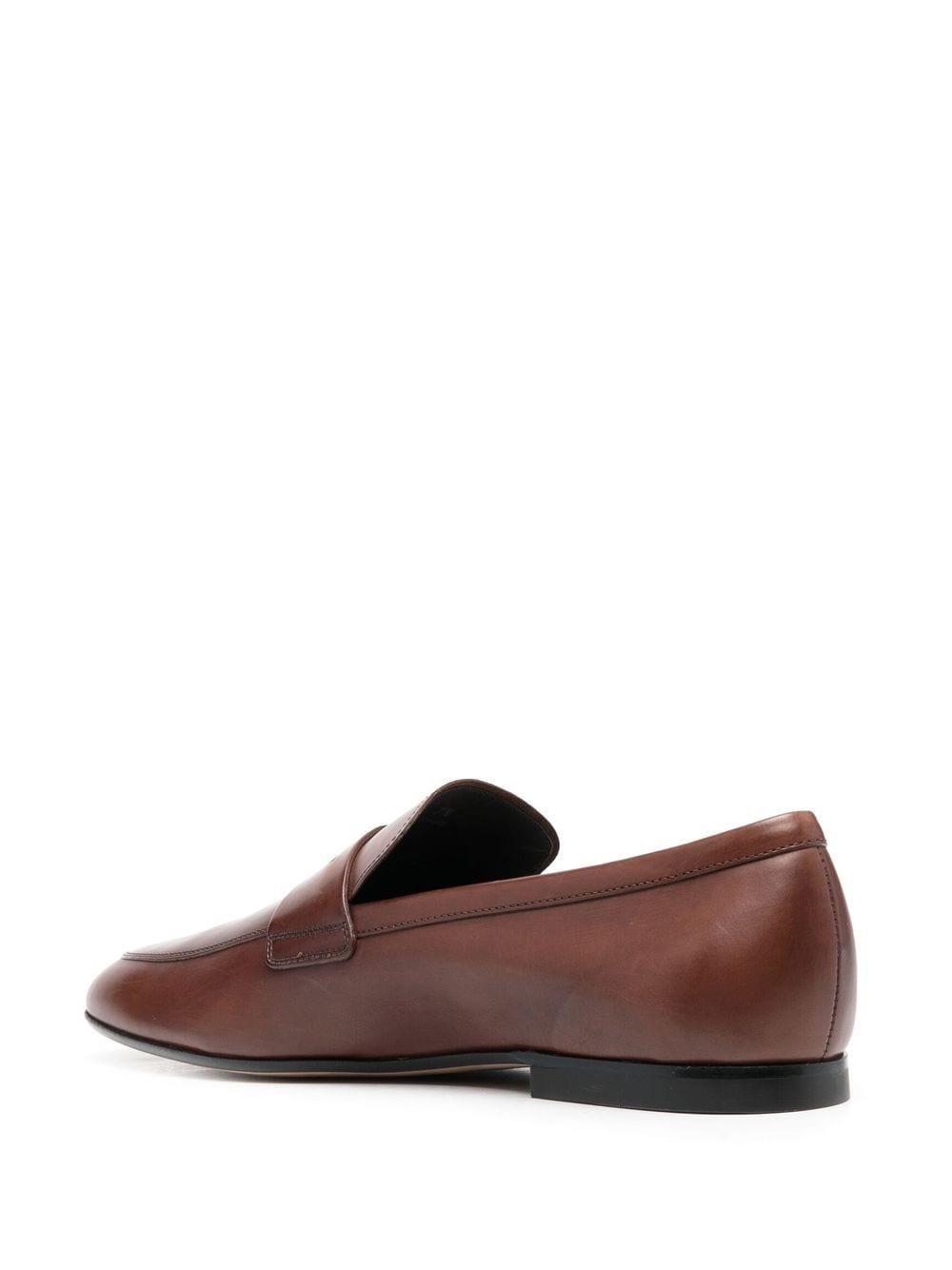 TOD'S Luxury Cognac Penny Strap Loafers for Men