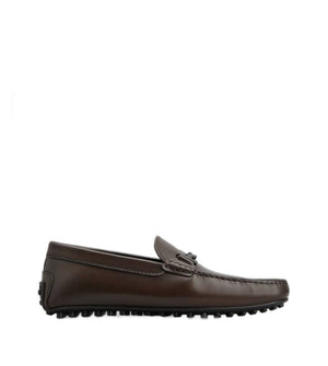 TOD'S Smooth Calfskin Loafers for Men - Brown