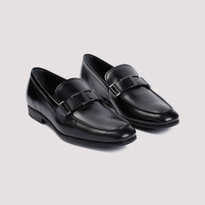 TOD'S Elegant Black Leather Loafers