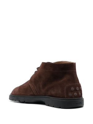 TOD'S Desert Suede Lace-Up Boots for Men