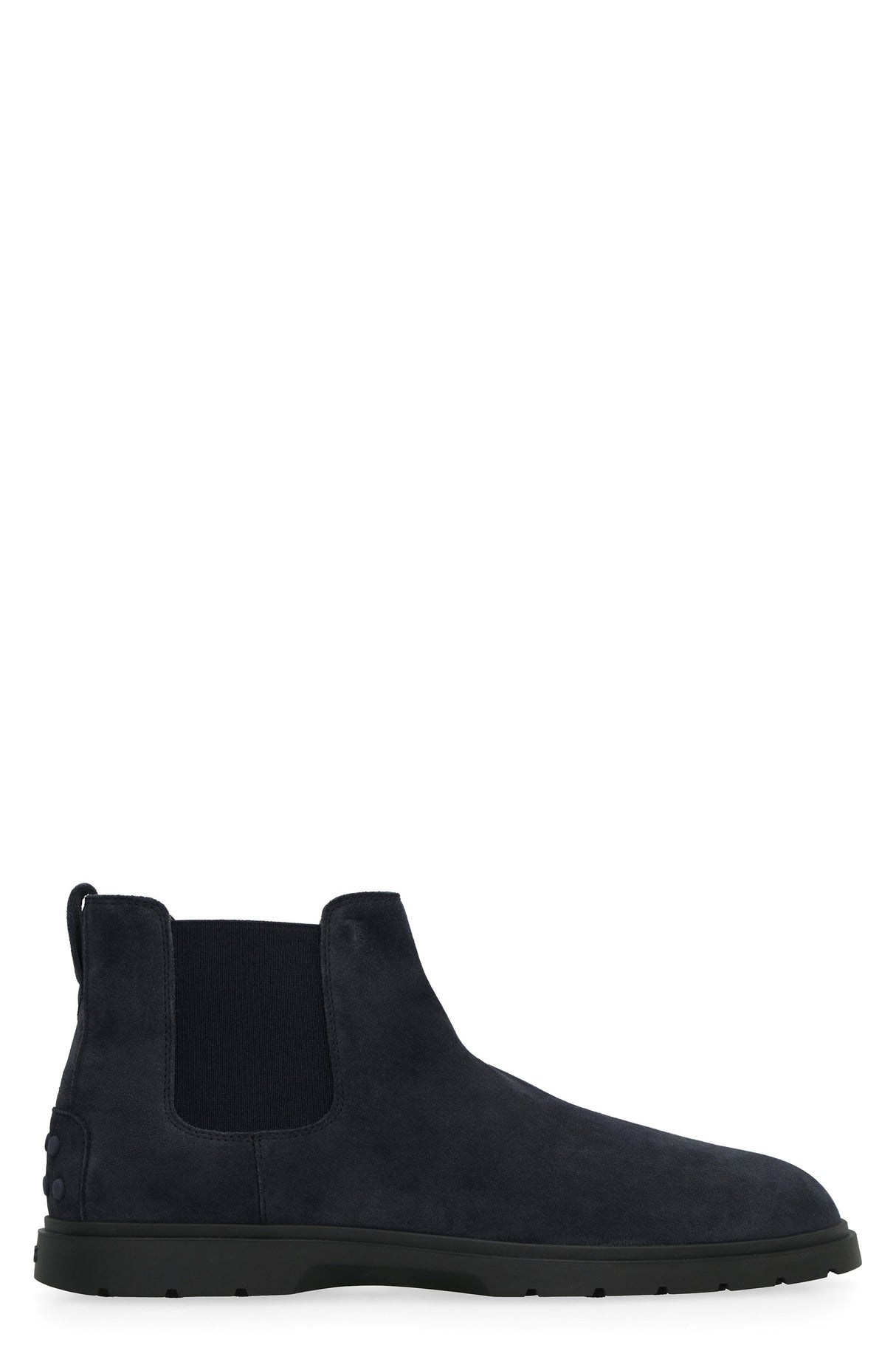 TOD'S Stylish Blue Suede Chelsea Boots for Men