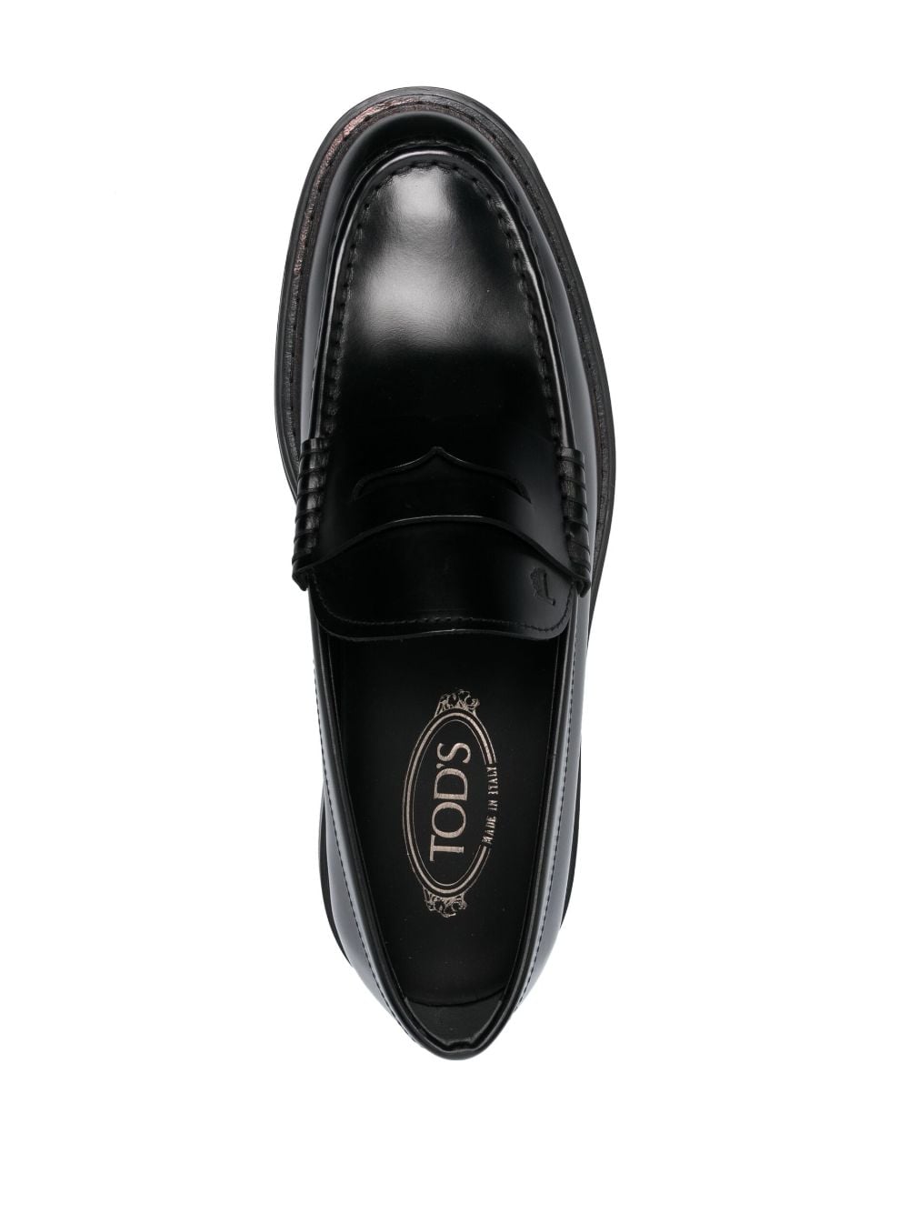 TOD'S Elegant Black Leather Loafers