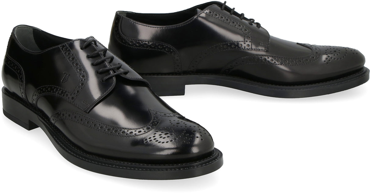 TOD'S High Shine Leather Brogues