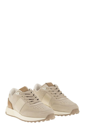 TOD'S Men's Grey Suede and Leather Sneakers - Italian-Made Urban Sportswear