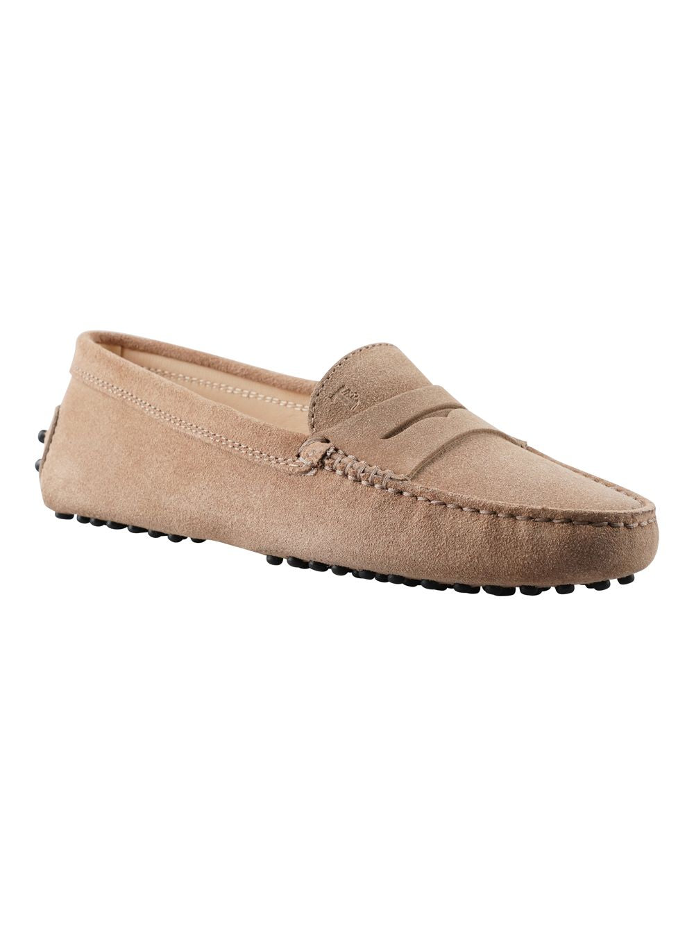 TOD'S Women’s Suede Loafers with Pebble Sole