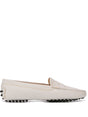 TOD'S White Rubber Driving Shoes for Women - SS24 Collection