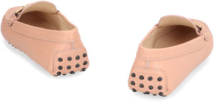 TOD'S Elegant Pink Leather Loafers