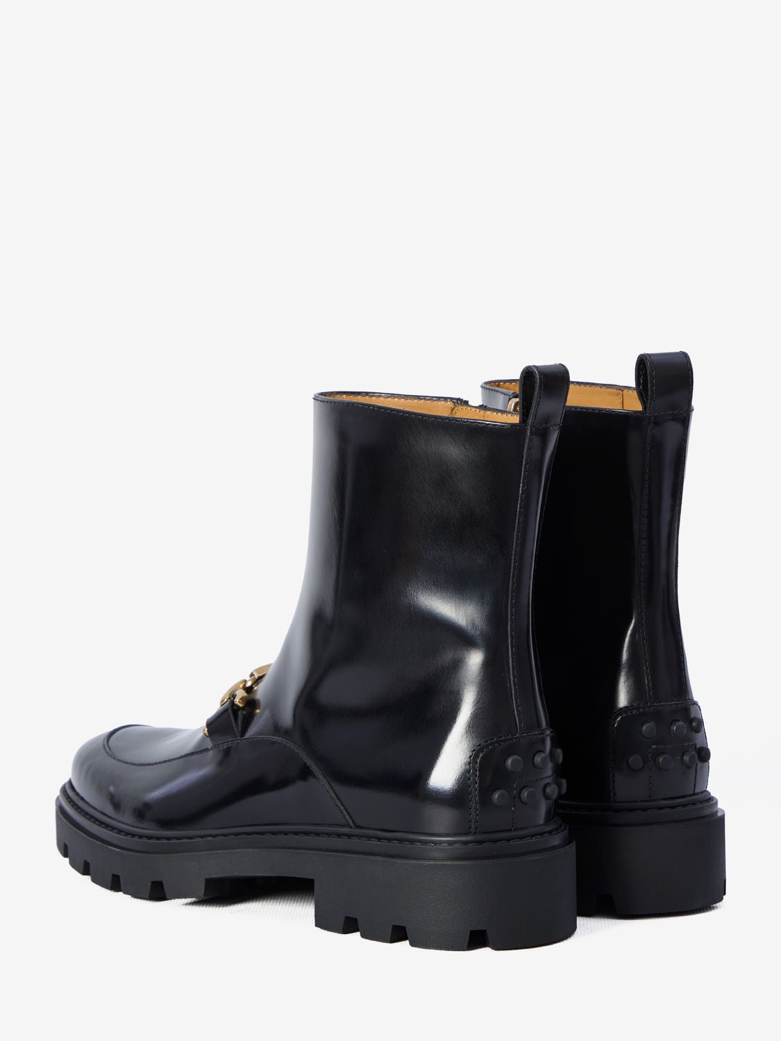 TOD'S Elegant Calfskin Leather Ankle Boots