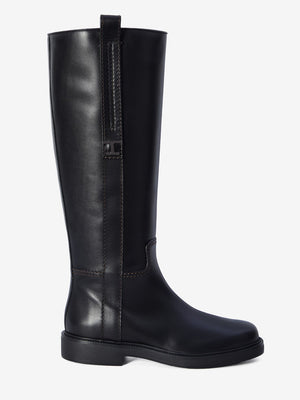 TOD'S Elegant Mini-Strap Leather Boots