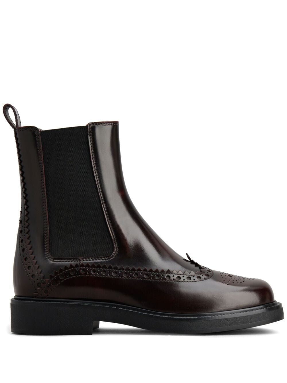 TOD'S BROGUESTYLE CHELSEA BOOTS