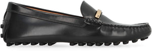 TOD'S Women's Classic Leather Loafers with Rubber Sole