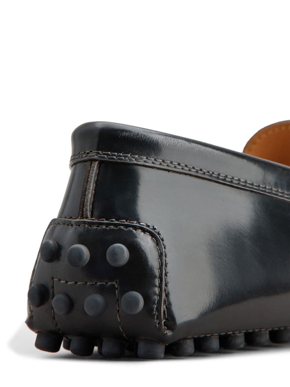 TOD'S Elegant Black Patent Leather Loafers